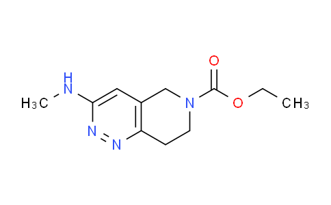 Ethyl 3-(methylamino)-7,8-dihydropyrido[4,3-c]pyridazine-6(5h)-carboxylate