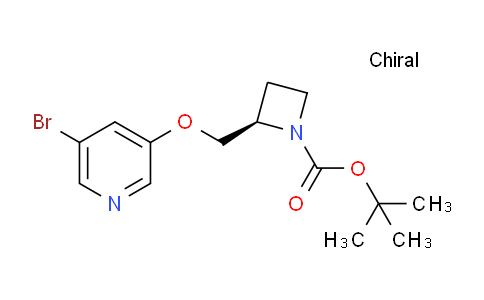 (R)-Tert-Butyl 2-(((5-bromopyridin-3-yl)oxy)methyl)azetidine-1-carboxylate