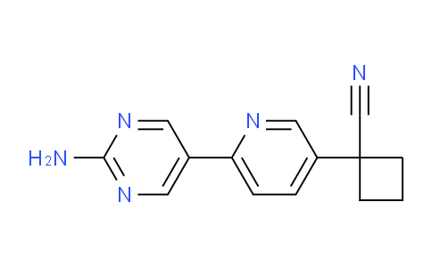 AM249139 | 1369513-80-3 | 1-(6-(2-Aminopyrimidin-5-yl)pyridin-3-yl)cyclobutanecarbonitrile