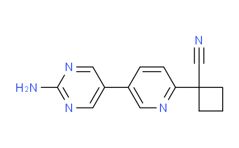 AM249140 | 1369513-79-0 | 1-(5-(2-Aminopyrimidin-5-yl)pyridin-2-yl)cyclobutanecarbonitrile
