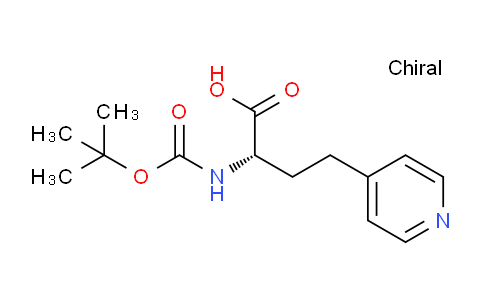 AM249144 | 273222-03-0 | (S)-2-((Tert-butoxycarbonyl)amino)-4-(pyridin-4-yl)butanoic acid