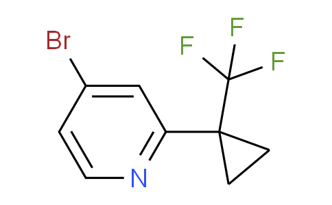 4-Bromo-2-(1-(trifluoromethyl)cyclopropyl)pyridine