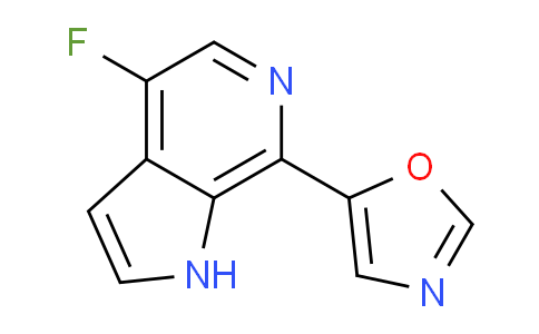 5-(4-Fluoro-1H-pyrrolo[2,3-c]pyridin-7-yl)oxazole