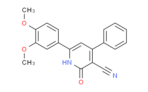 6-(3,4-Dimethoxyphenyl)-2-oxo-4-phenyl-1,2-dihydropyridine-3-carbonitrile