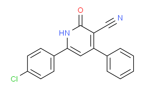 6-(4-Chlorophenyl)-2-oxo-4-phenyl-1,2-dihydropyridine-3-carbonitrile