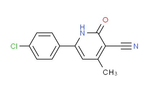 6-(4-Chlorophenyl)-4-methyl-2-oxo-1,2-dihydropyridine-3-carbonitrile