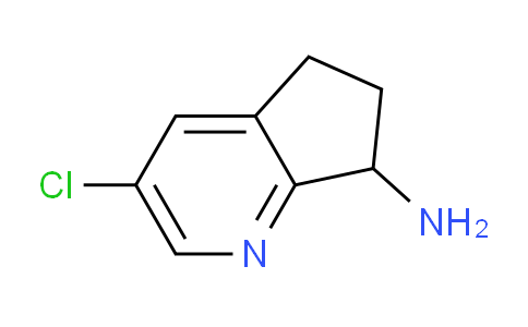 3-Chloro-6,7-dihydro-5h-cyclopenta[b]pyridin-7-amine