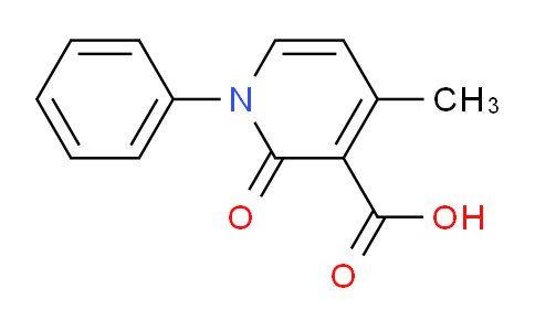 4-Methyl-2-oxo-1-phenyl-1,2-dihydropyridine-3-carboxylic acid