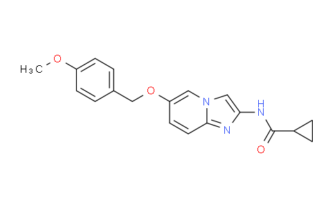 N-(6-((4-methoxybenzyl)oxy)imidazo[1,2-a]pyridin-2-yl)cyclopropanecarboxamide
