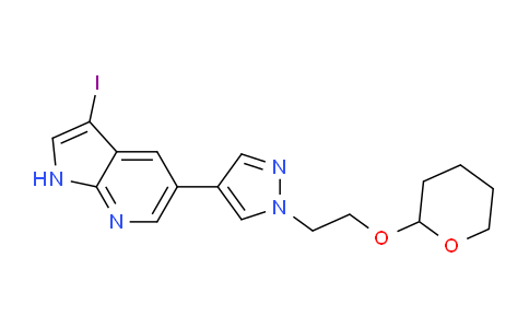 AM249239 | 1254926-80-1 | 3-Iodo-5-(1-(2-((tetrahydro-2h-pyran-2-yl)oxy)ethyl)-1H-pyrazol-4-yl)-1H-pyrrolo[2,3-b]pyridine