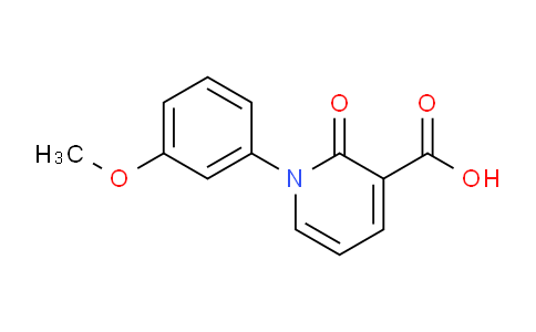 AM249254 | 1267996-92-8 | 1-(3-Methoxyphenyl)-2-oxo-1,2-dihydropyridine-3-carboxylic acid