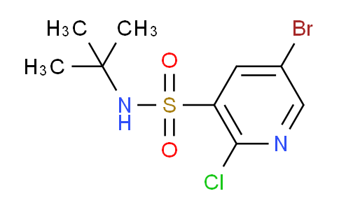 5-Bromo-n-(tert-butyl)-2-chloropyridine-3-sulfonamide