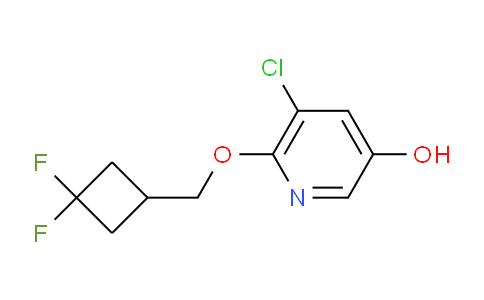 5-Chloro-6-((3,3-difluorocyclobutyl)methoxy)pyridin-3-ol