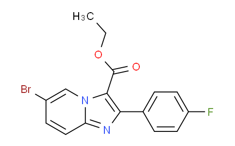 Ethyl 6-bromo-2-(4-fluorophenyl)imidazo[1,2-a]pyridine-3-carboxylate
