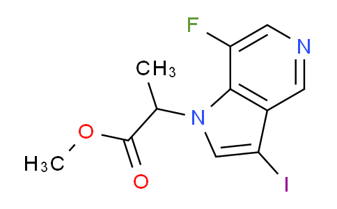 AM249297 | 1597421-54-9 | Methyl 2-(7-fluoro-3-iodo-1H-pyrrolo[3,2-c]pyridin-1-yl)propanoate