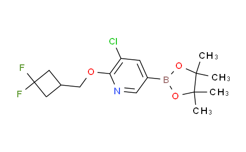 AM249306 | 1355066-36-2 | (5-Chloro-6-((3,3-difluorocyclobutyl)methoxy)pyridin-3-yl)boronic acid pinacol ester