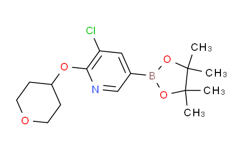 AM249308 | 1355066-49-7 | (5-Chloro-6-((tetrahydro-2h-pyran-4-yl)oxy)pyridin-3-yl)boronic acid pinacol ester