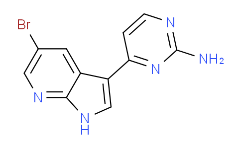 4-(5-Bromo-1H-pyrrolo[2,3-b]pyridin-3-yl)pyrimidin-2-amine