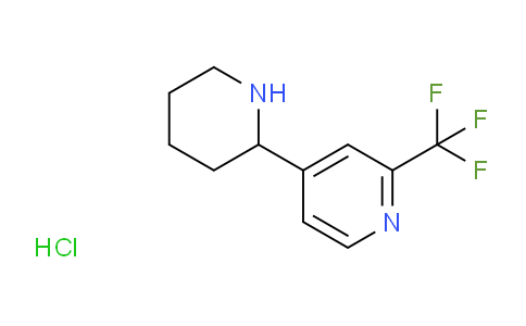 4-(Piperidin-2-yl)-2-(trifluoromethyl)pyridine hydrochloride