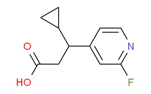 AM249356 | 1556954-05-2 | 3-Cyclopropyl-3-(2-fluoropyridin-4-yl)propanoic acid