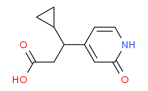 AM249357 | 1824051-76-4 | 3-Cyclopropyl-3-(2-oxo-1,2-dihydropyridin-4-yl)propanoic acid