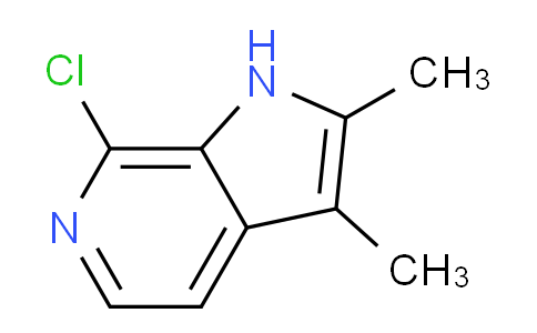 7-Chloro-2,3-dimethyl-1H-pyrrolo[2,3-c]pyridine