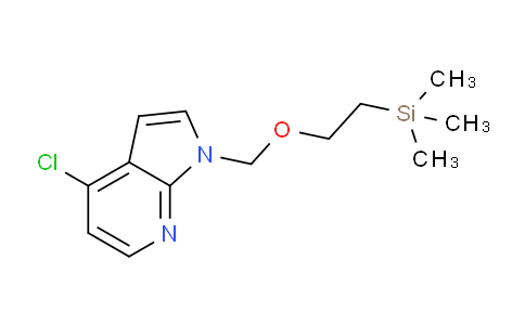 1H-pyrrolo[2,3-b]pyridine, 4-chloro-1-[[2-(trimethylsilyl)ethoxy]methyl]-