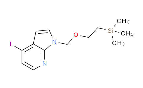 1H-Pyrrolo[2,3-b]pyridine, 4-iodo-1-[[2-(trimethylsilyl)ethoxy]methyl]-