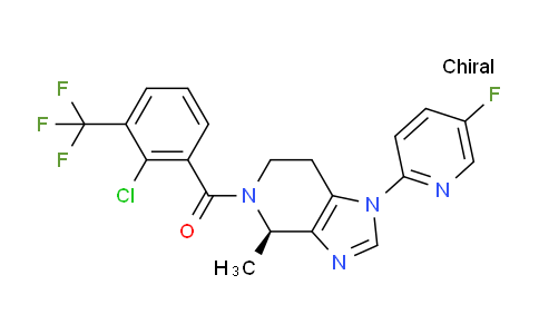 AM249394 | 1627900-41-7 | (R)-(2-Chloro-3-(trifluoromethyl)phenyl)(1-(5-fluoropyridin-2-yl)-4-methyl-1,4,6,7-tetrahydro-5h-imidazo[4,5-c]pyridin-5-yl)methanone