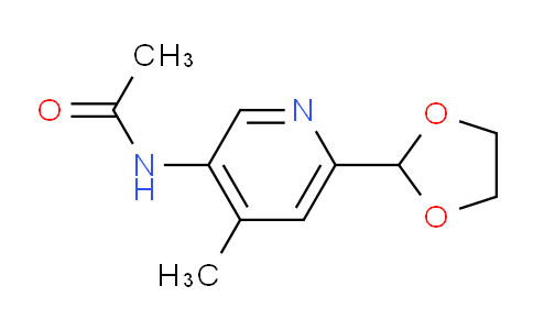 AM249406 | 143621-41-4 | Acetamide, n-[6-(1,3-dioxolan-2-yl)-4-methyl-3-pyridinyl]-