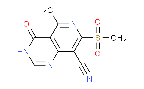 AM249436 | 1604041-59-9 | 5-Methyl-7-(methylsulfonyl)-4-oxo-3,4-dihydropyrido[4,3-d]pyrimidine-8-carbonitrile