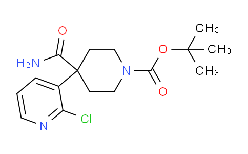 AM249471 | 1315335-15-9 | 1-Piperidinecarboxylic acid, 4-(aminocarbonyl)-4-(2-chloro-3-pyridinyl)-, 1,1-dimethylethyl ester