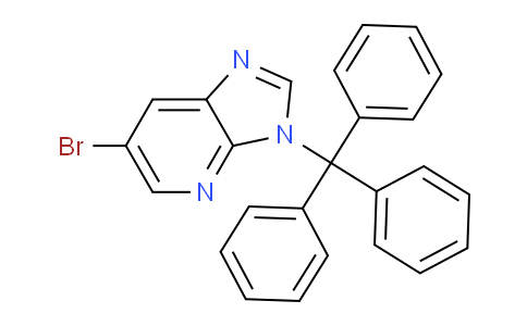 3H-imidazo[4,5-b]pyridine, 6-bromo-3-(triphenylmethyl)-