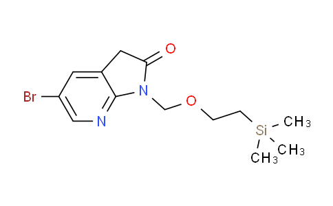 2H-Pyrrolo[2,3-b]pyridin-2-one, 5-bromo-1,3-dihydro-1-[[2-(trimethylsilyl)ethoxy]methyl]-