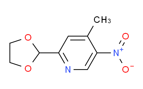 AM249485 | 119694-70-1 | Pyridine, 2-(1,3-dioxolan-2-yl)-4-methyl-5-nitro-