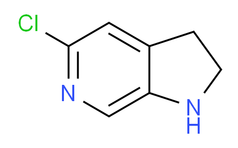 1H-Pyrrolo[2,3-c]pyridine, 5-chloro-2,3-dihydro-