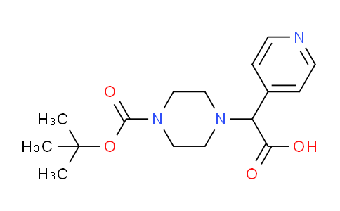 AM249502 | 885274-54-4 | 2-(4-(Tert-butoxycarbonyl)piperazin-1-yl)-2-(pyridin-4-yl)acetic acid