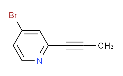 4-Bromo-2-(prop-1-yn-1-yl)pyridine