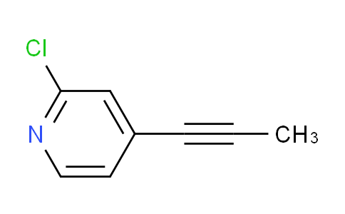 2-Chloro-4-(prop-1-yn-1-yl)pyridine