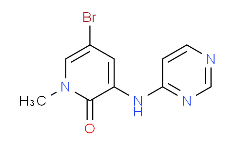 5-Bromo-1-methyl-3-(pyrimidin-4-ylamino)pyridin-2(1h)-one