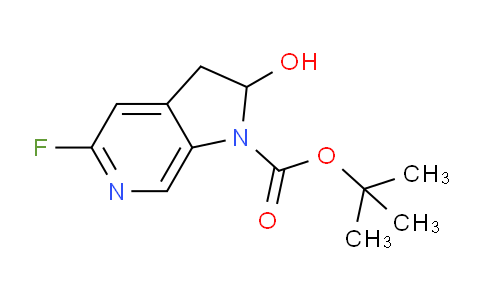 Tert-butyl 5-fluoro-2-hydroxy-2,3-dihydro-1H-pyrrolo[2,3-c]pyridine-1-carboxylate