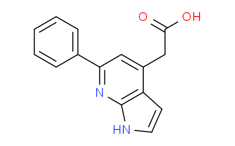 6-Phenyl-1H-pyrrolo[2,3-b]pyridine-4-acetic acid