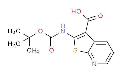 2-((Tert-butoxycarbonyl)amino)thieno[2,3-b]pyridine-3-carboxylic acid