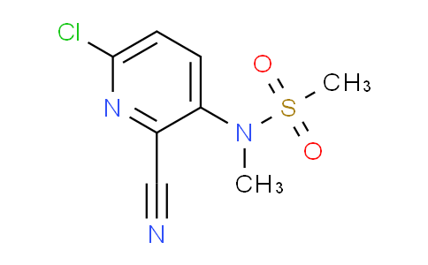 N-(6-chloro-2-cyanopyridin-3-yl)-n-methylmethanesulfonamide