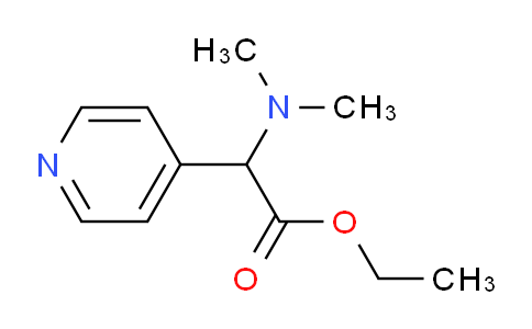 Ethyl 2-(dimethylamino)-2-(pyridin-4-yl)acetate