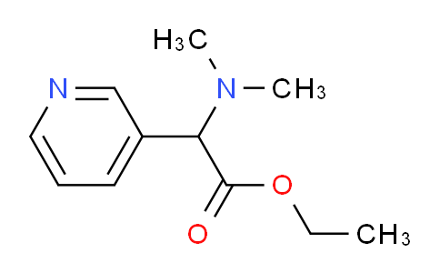 Ethyl 2-(dimethylamino)-2-(pyridin-3-yl)acetate