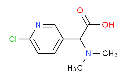 2-(6-Chloropyridin-3-yl)-2-(dimethylamino)acetic acid