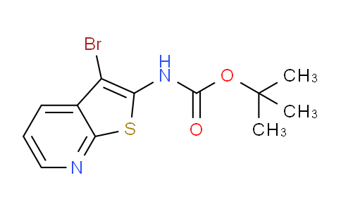 AM249595 | 1042441-73-5 | Tert-butyl (3-bromothieno[2,3-b]pyridin-2-yl)carbamate