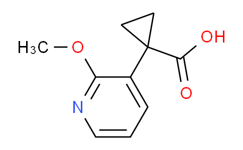 1-(2-Methoxypyridin-3-yl)cyclopropane-1-carboxylic acid
