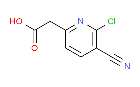 2-(6-Chloro-5-cyanopyridin-2-yl)acetic acid